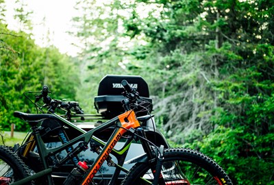 Blandning mellan singletrack och grusväg. X-Cup körs här. Nybörjare-Erfaren